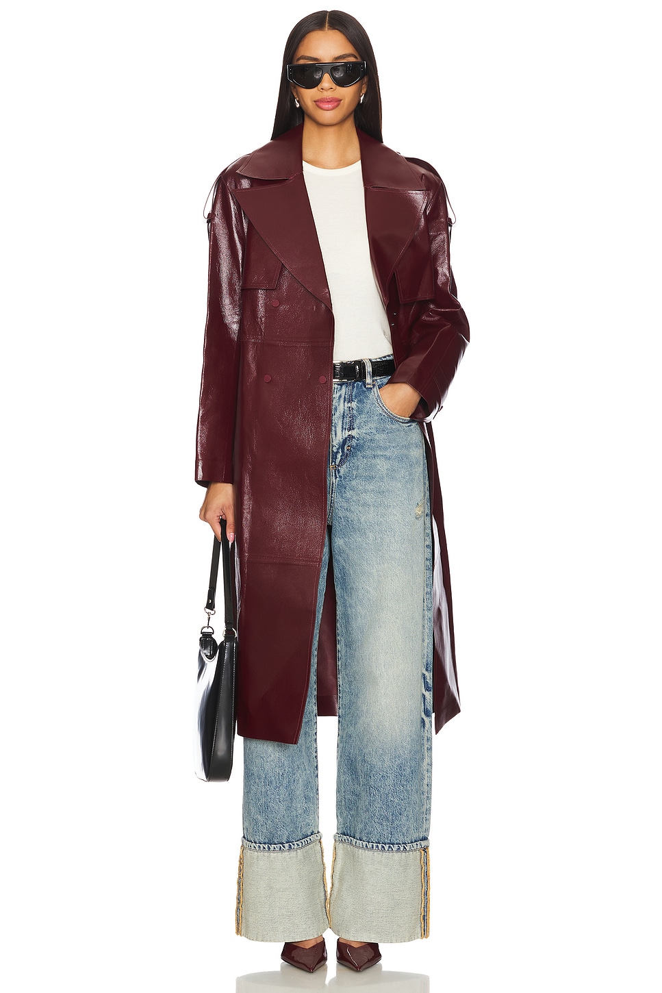 Mackage Carmela Leather Trench