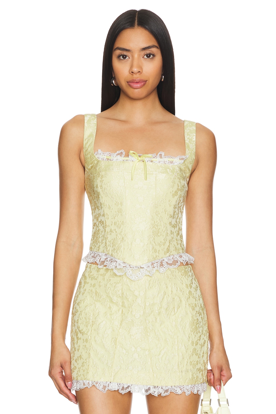 MAJORELLE Jalan Bustier Top