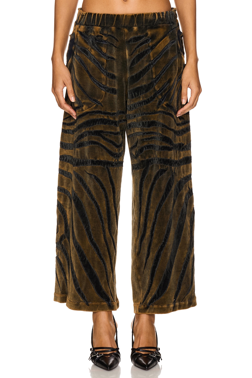 Masha Popova Animal Pattern Joggers