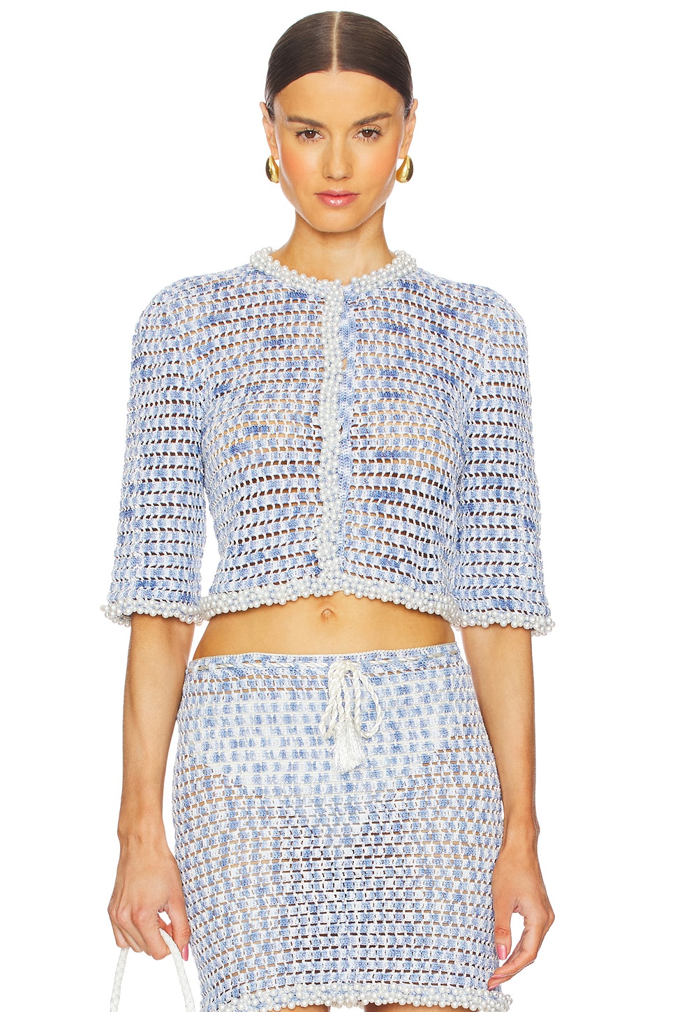 My Beachy Side Galia Crop Sweater