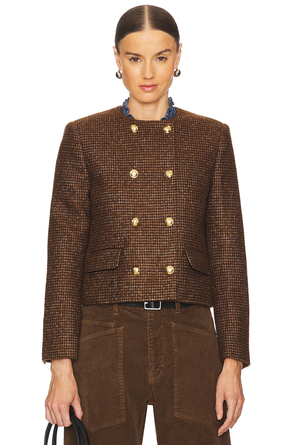 NILI LOTAN Melanie Cropped Jacket