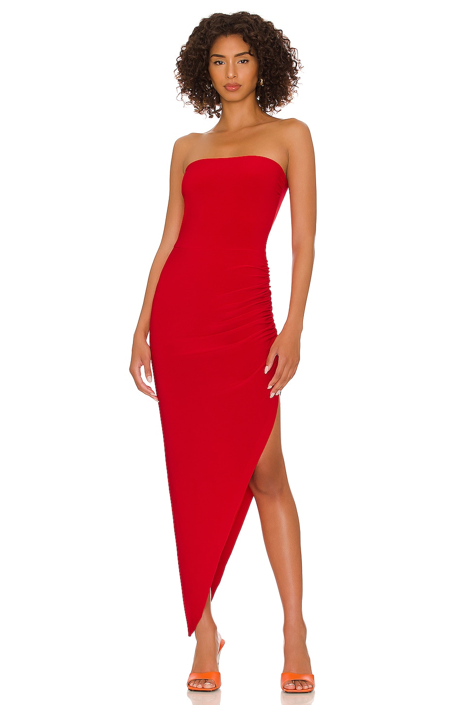 Norma Kamali Side Drape Gown
