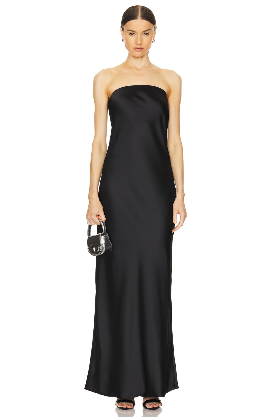 Norma Kamali Bias Strapless Gown