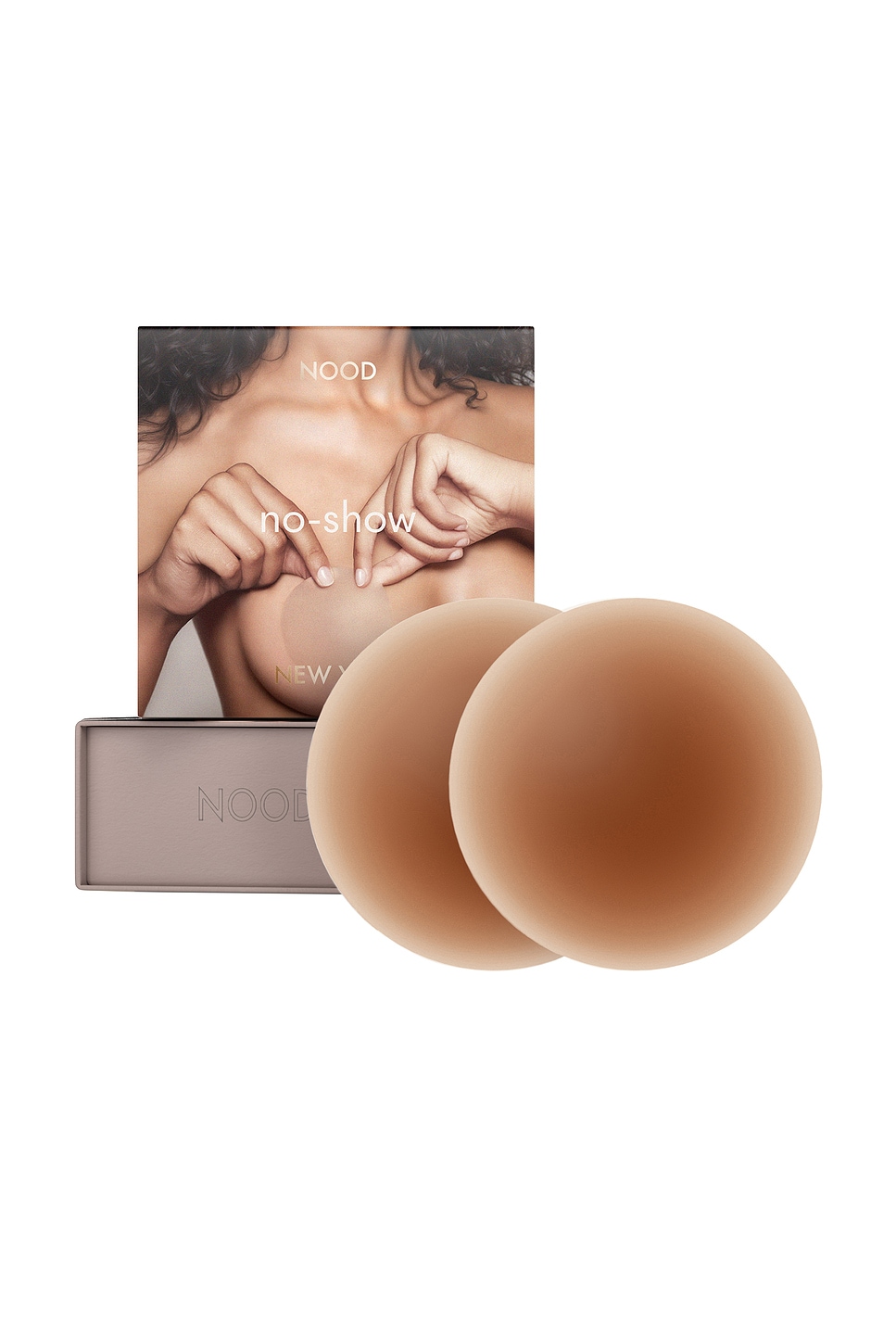 NOOD No-show Reusable Round Nipple Covers 3 Inch