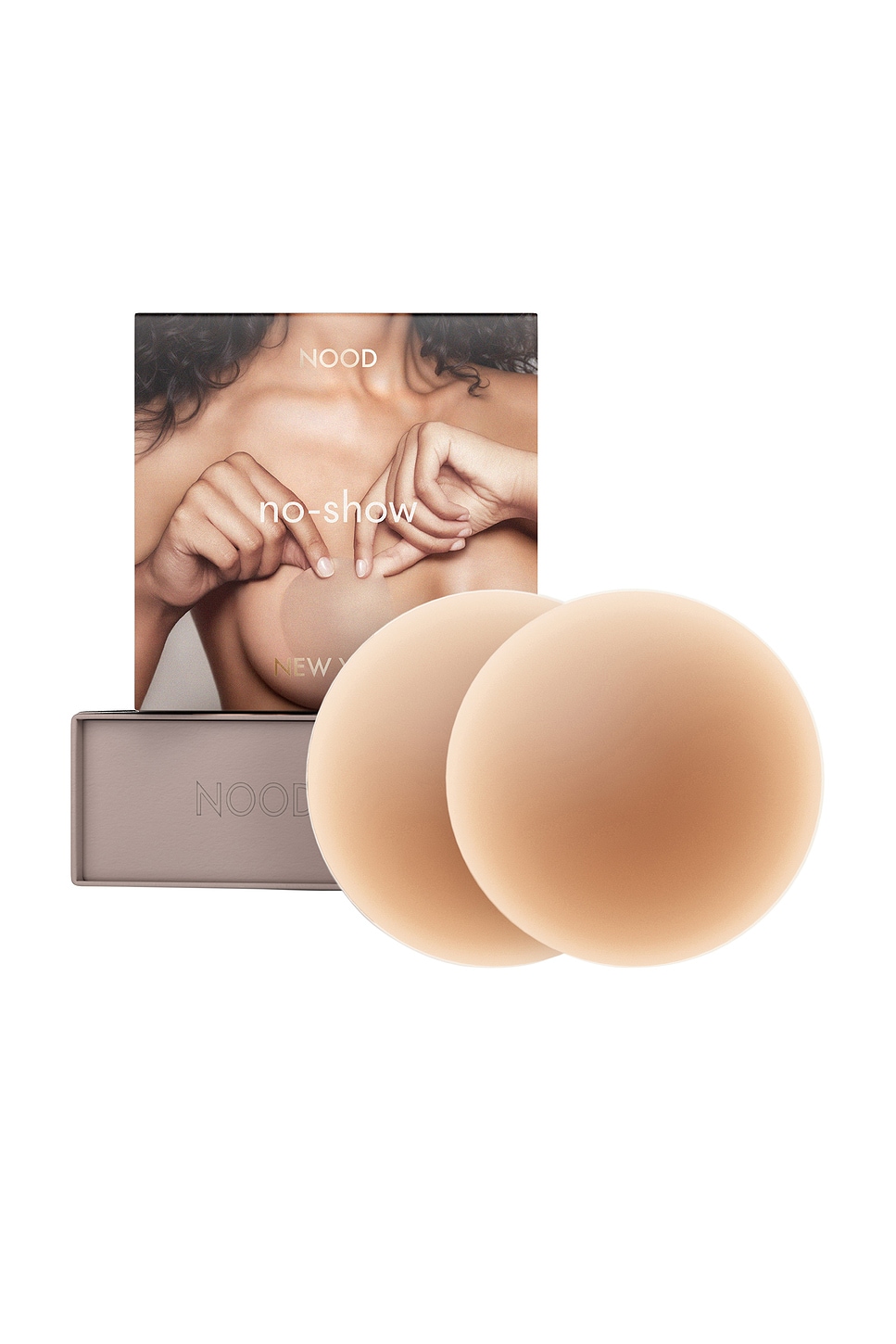 NOOD No-show Reusable Round Nipple Covers 4 Inch