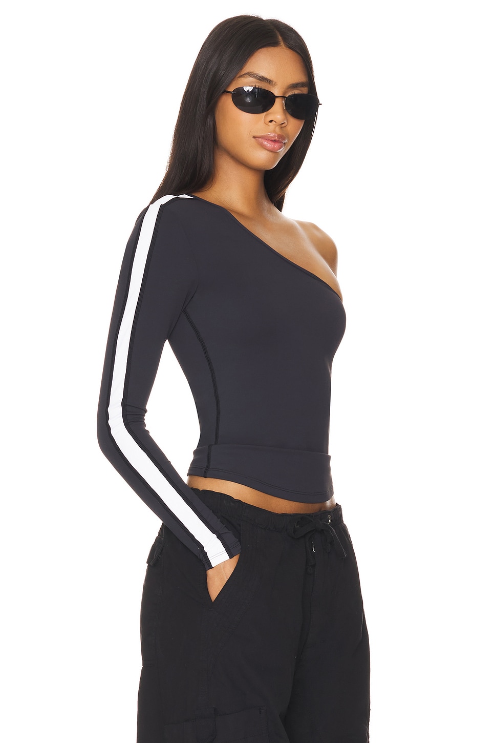 P.E Nation Foundation Asymmetric Long Sleeve Top