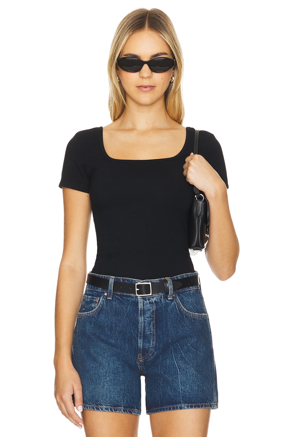 perfectwhitetee 90's Jersey Short Sleeve Top