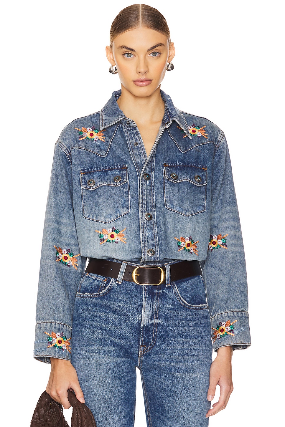 Found x REVOLVE Button Up Shirt