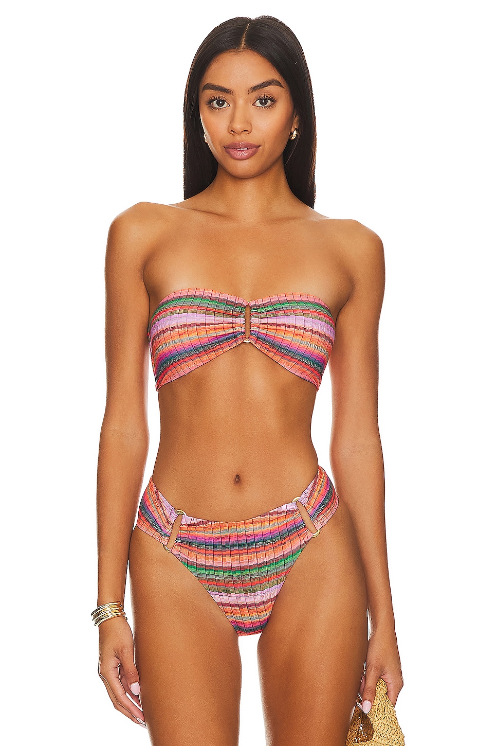 PQ Detail Bandeau Bikini Top