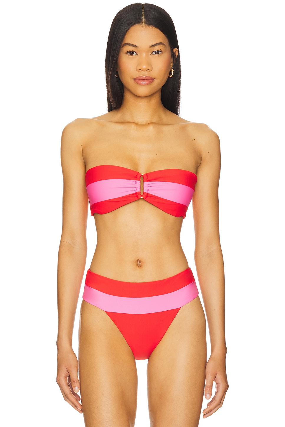 PQ Detail Bandeau Bikini Top
