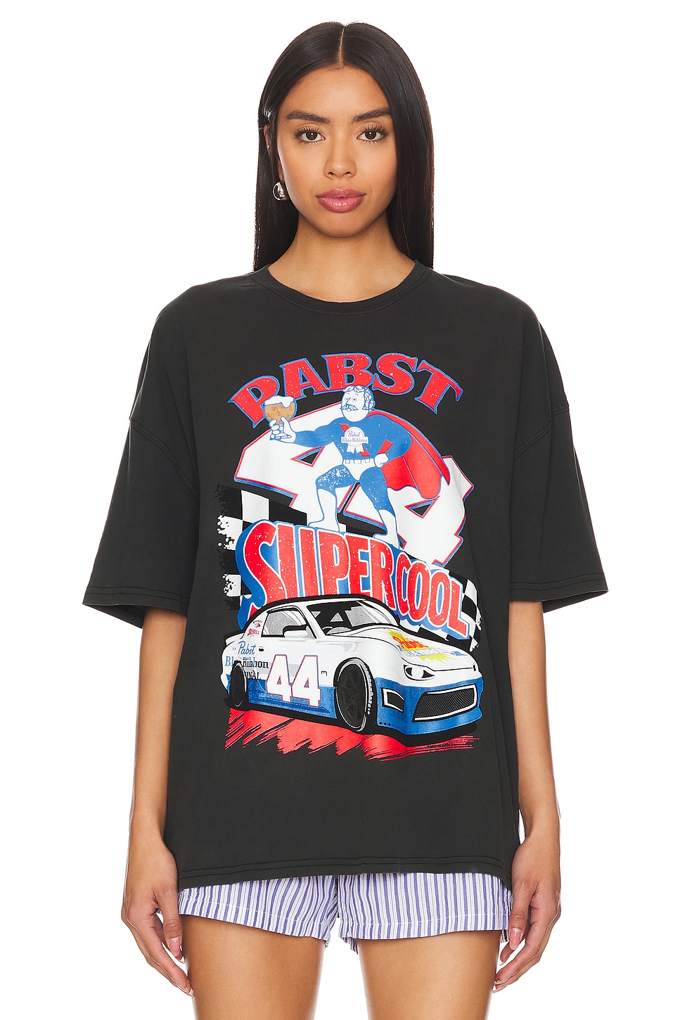 Philcos Pabst Supercool Racing Oversized Tee