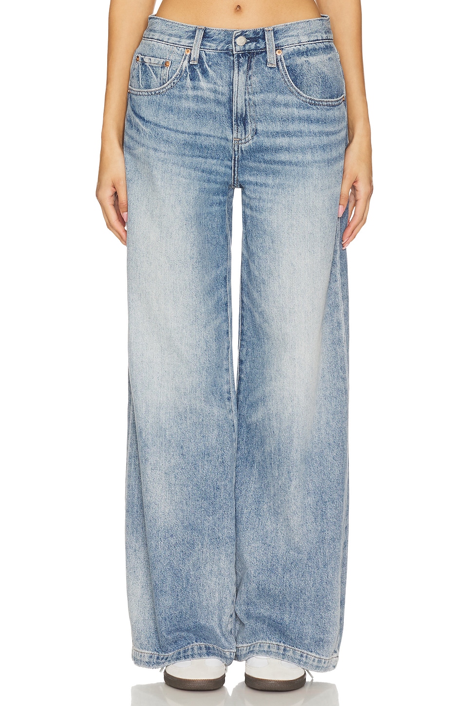 PISTOLA Jadyn Mid Rise Wide Leg