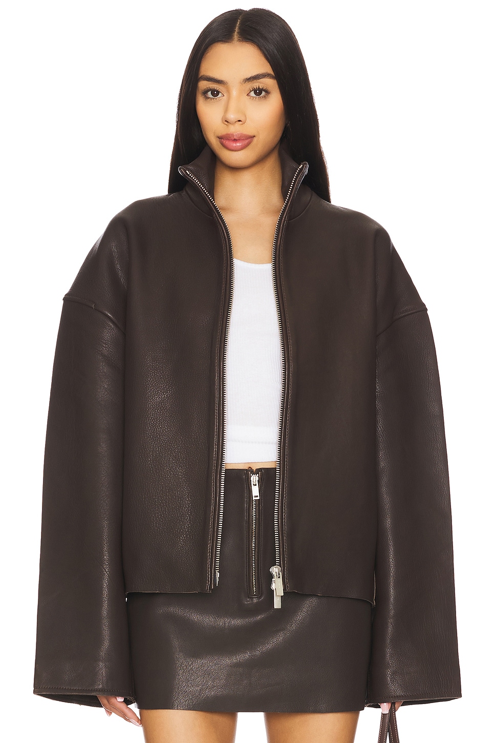 REMAIN Bonded Leather Jacket