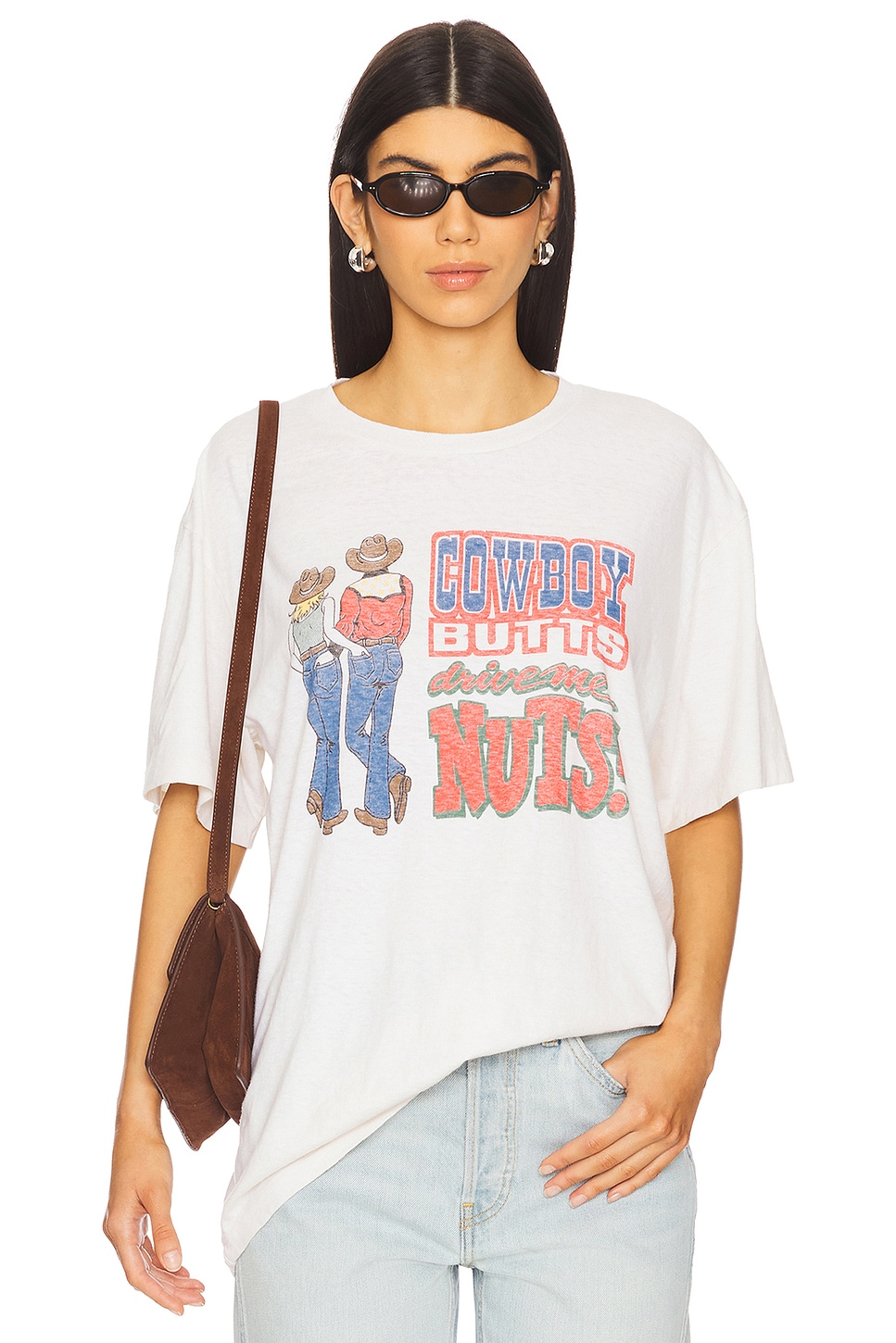 RE/DONE Cowboy Butts Boyfriend Tee