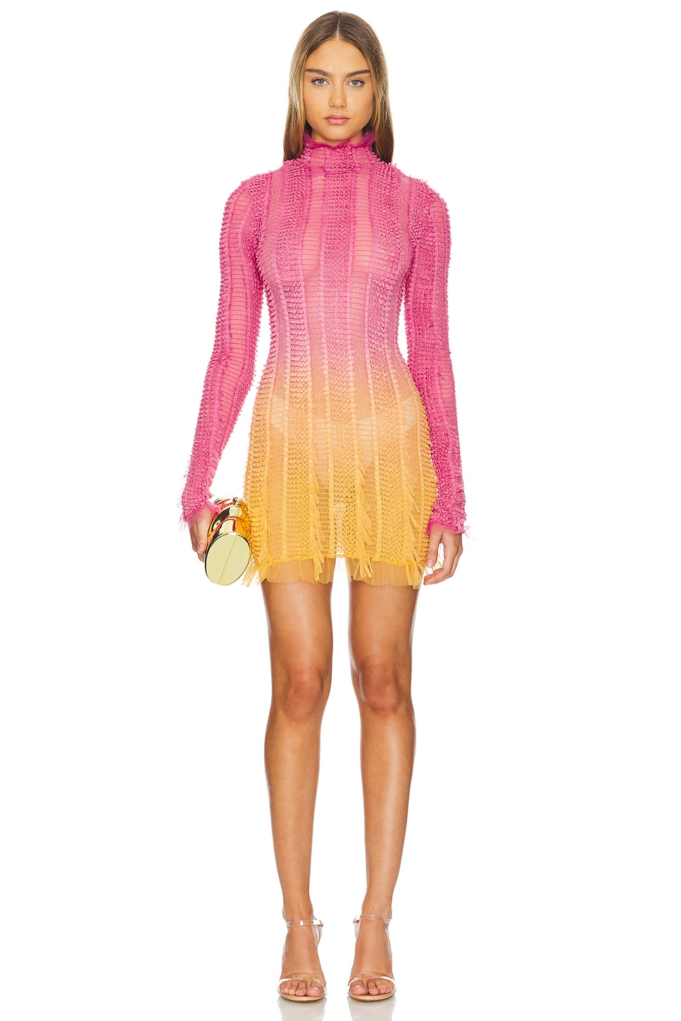 Roberta Einer Angel Ombre Mini Dress