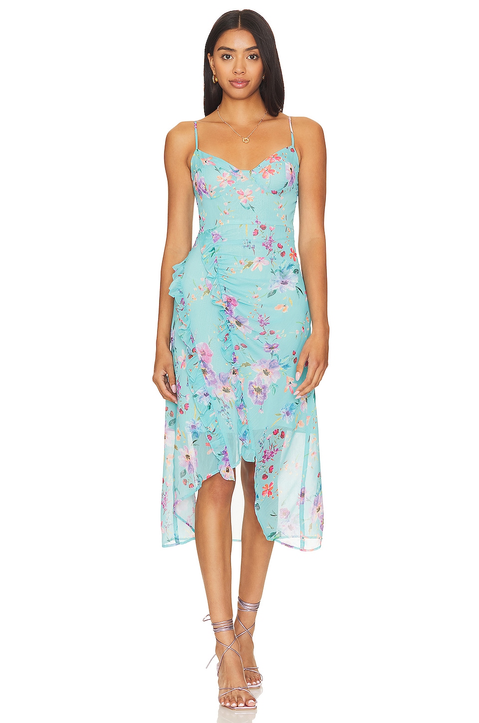 Rays for Days Clementine Midi Dress