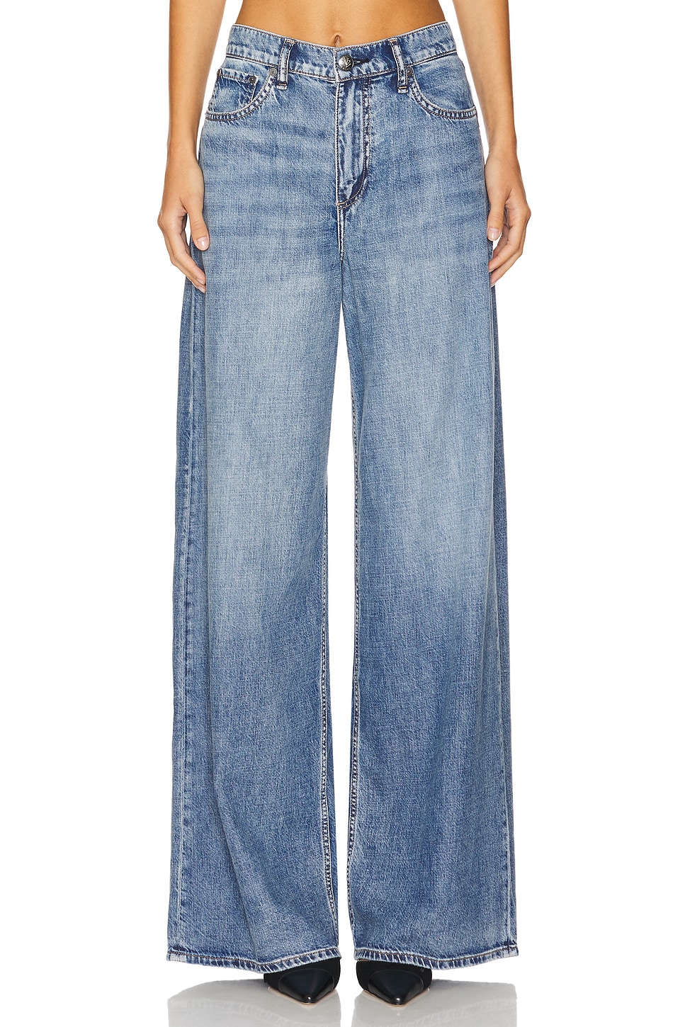 Rag & Bone Featherweight Sofie Wide Leg