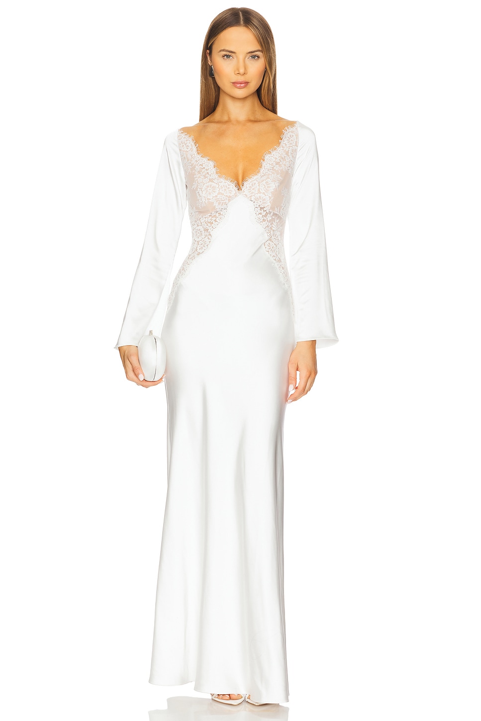 self-portrait x Christopher Kane Long Sleeve Maxi Dress