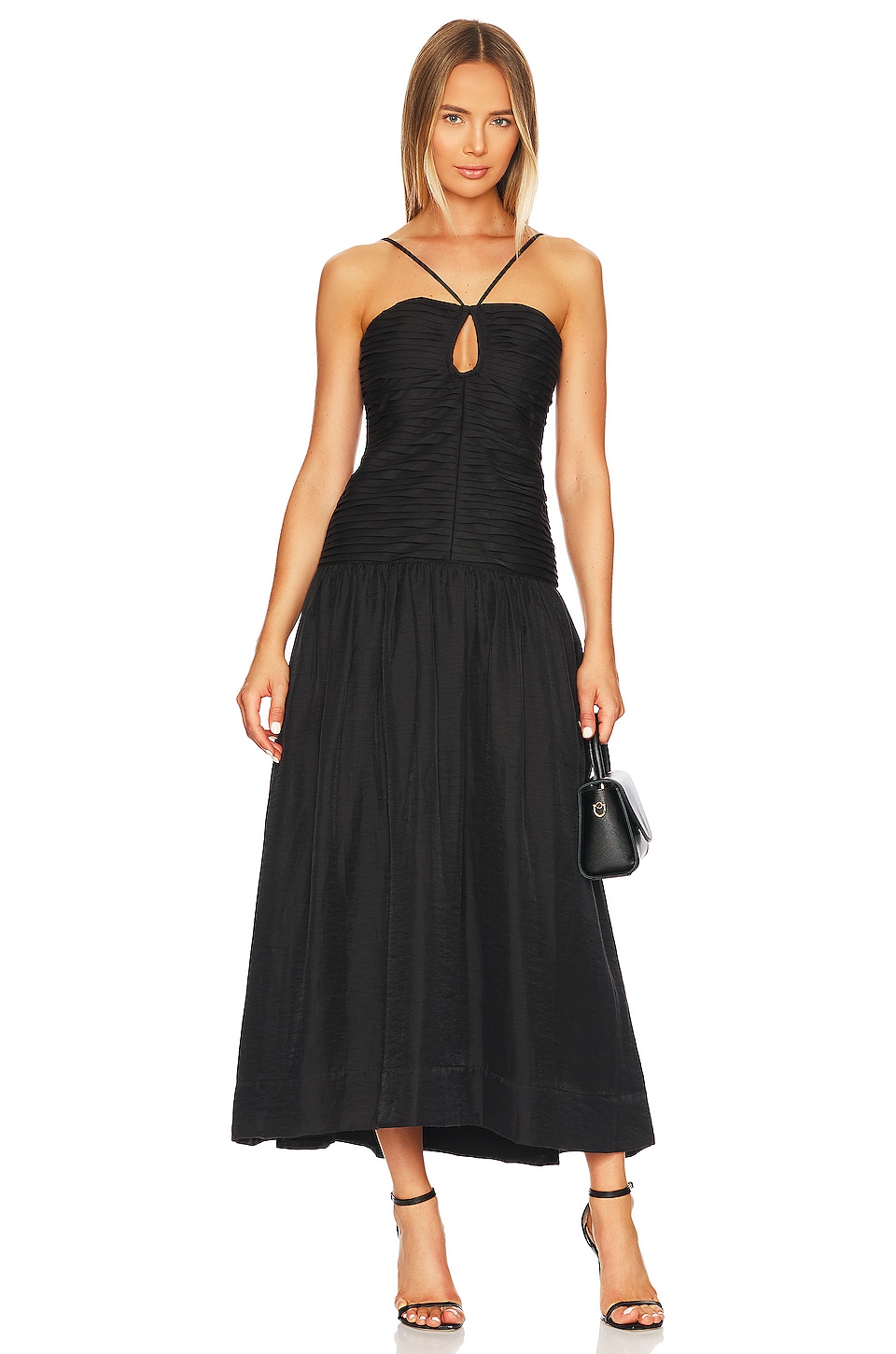 Shona Joy Thea Keyhole Midi Dress