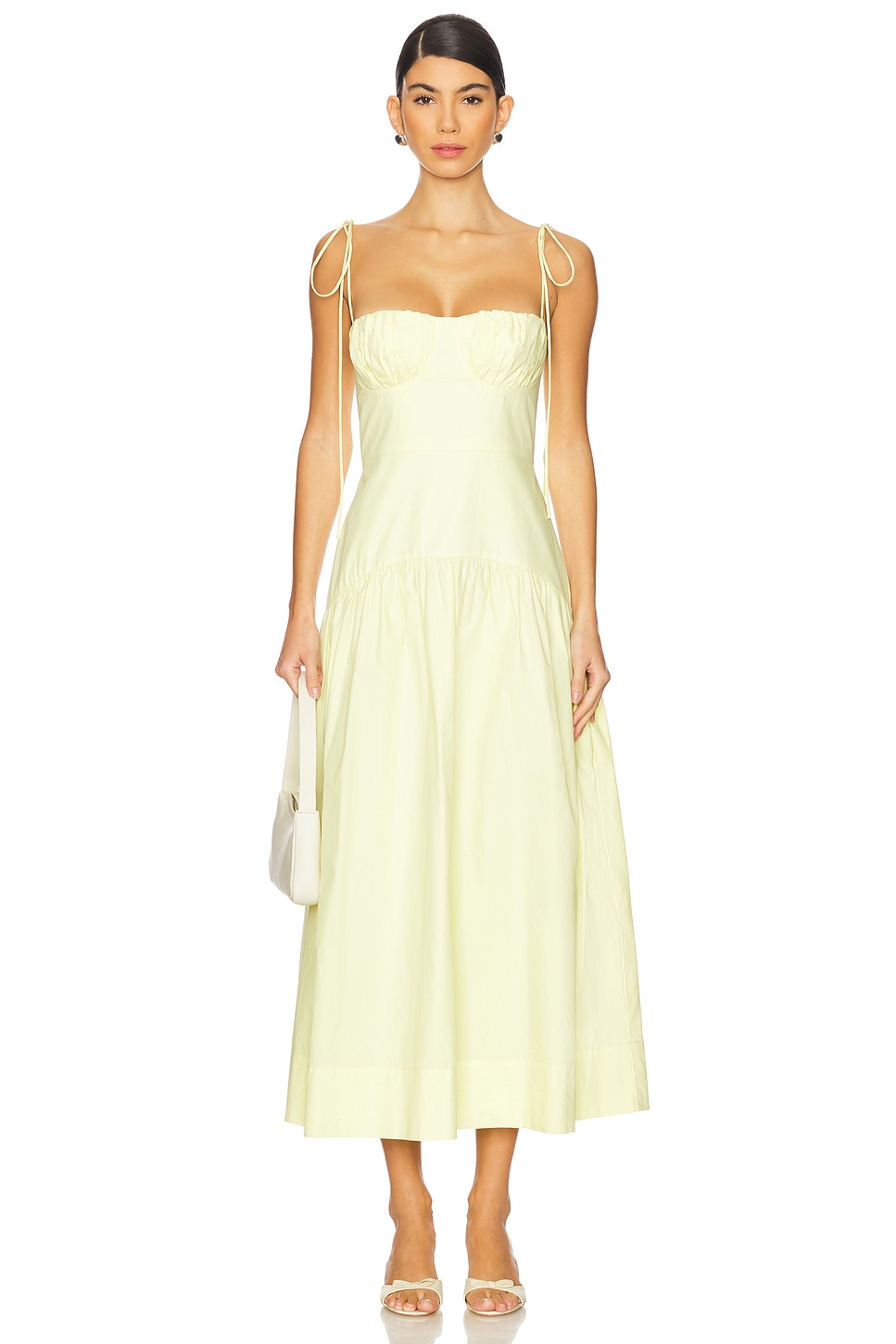 Shona Joy Maiori Gathered Midi Dress