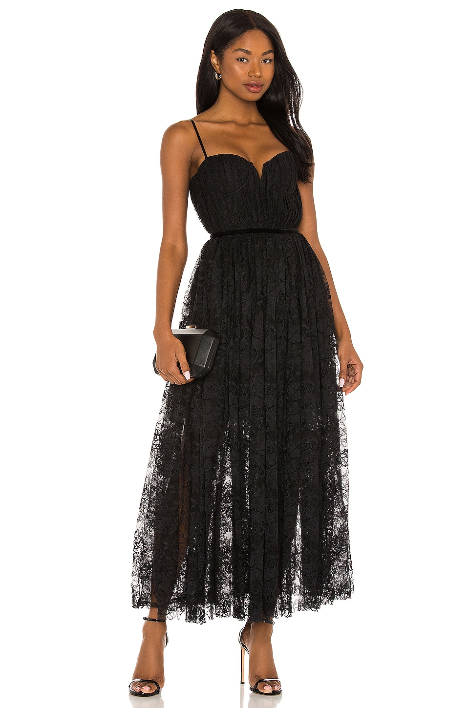 SAU LEE Selena Lace Dress