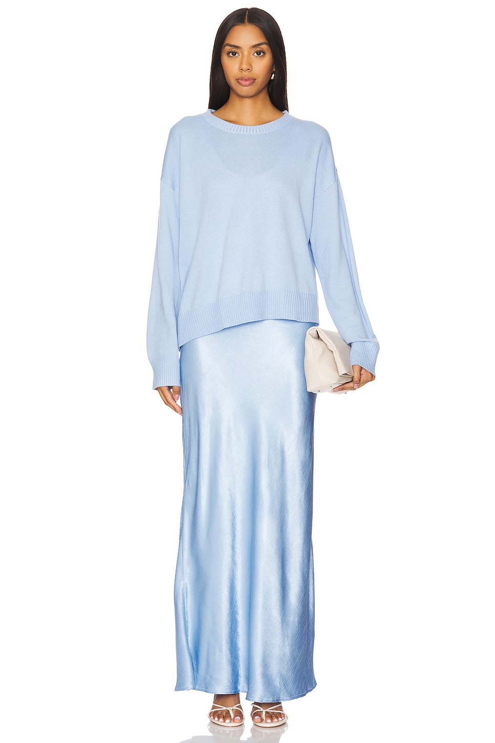 SOVERE Rhyme Combo Slip Knit Dress