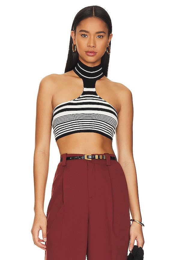 superdown Kiara Backless Crop Top