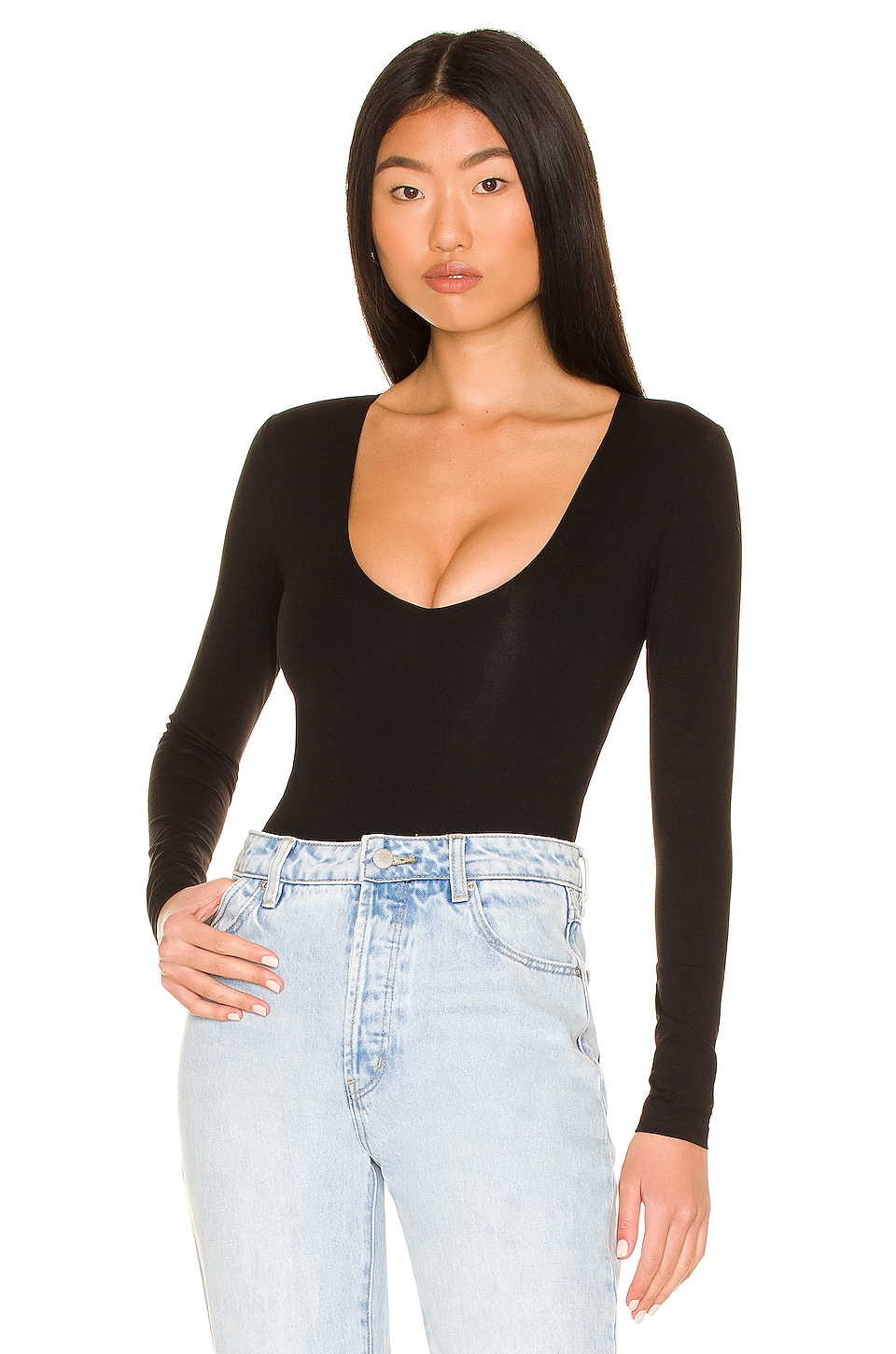 superdown Malina Deep V Bodysuit