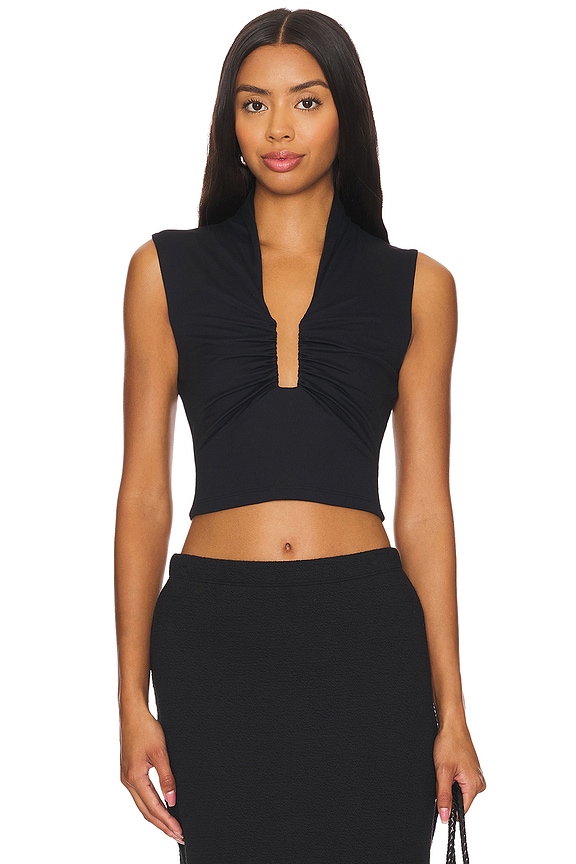 Susana Monaco Square Wire Sleeveless Top