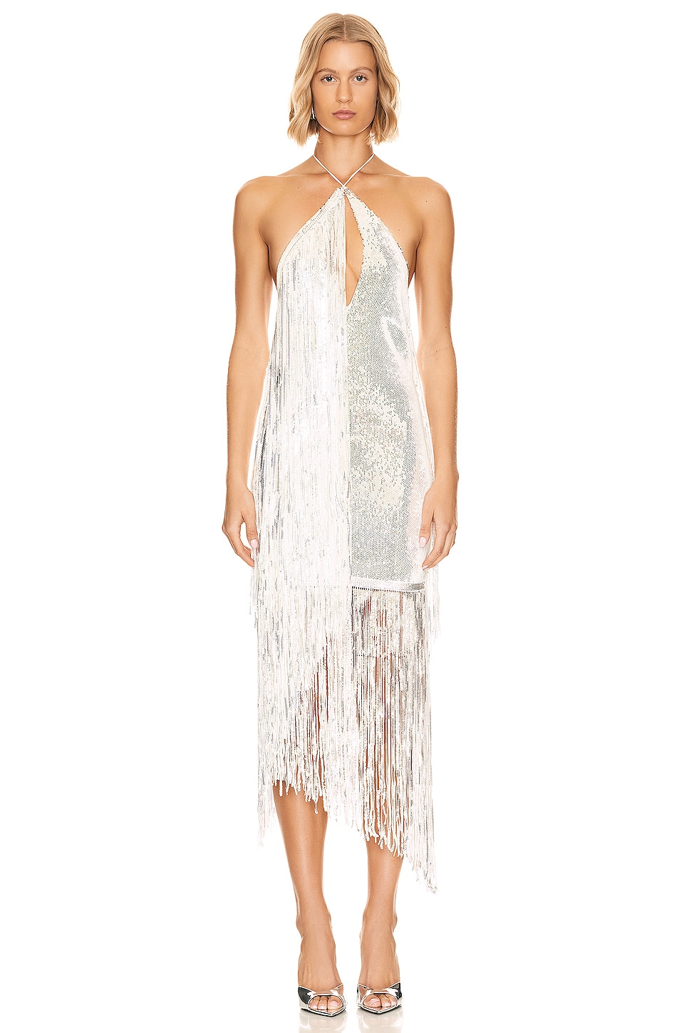 ROTATE Mini Fringe Dress