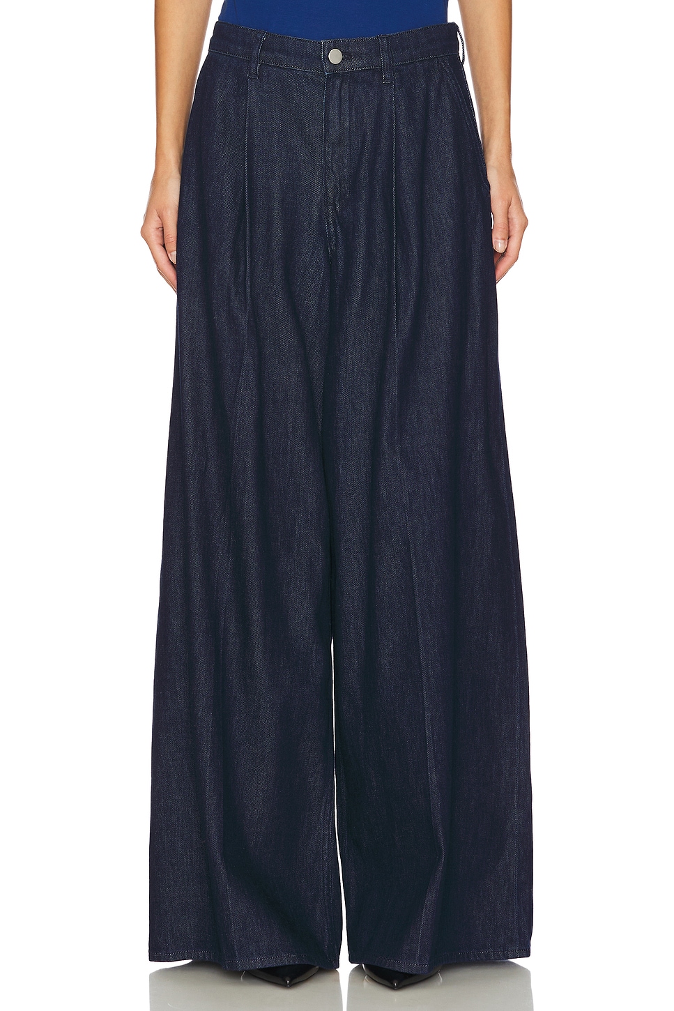 Theory Pleated Wide Leg Pant