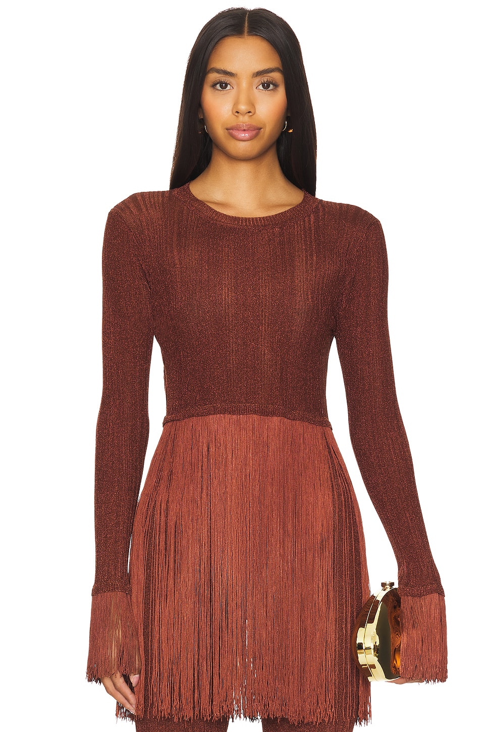 Understated Leather Satine Top