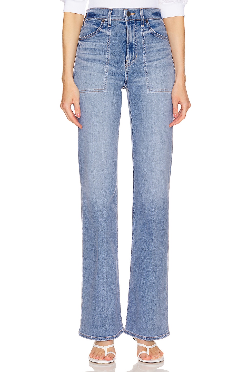 Veronica Beard Crosbie High Rise Skinny Flare