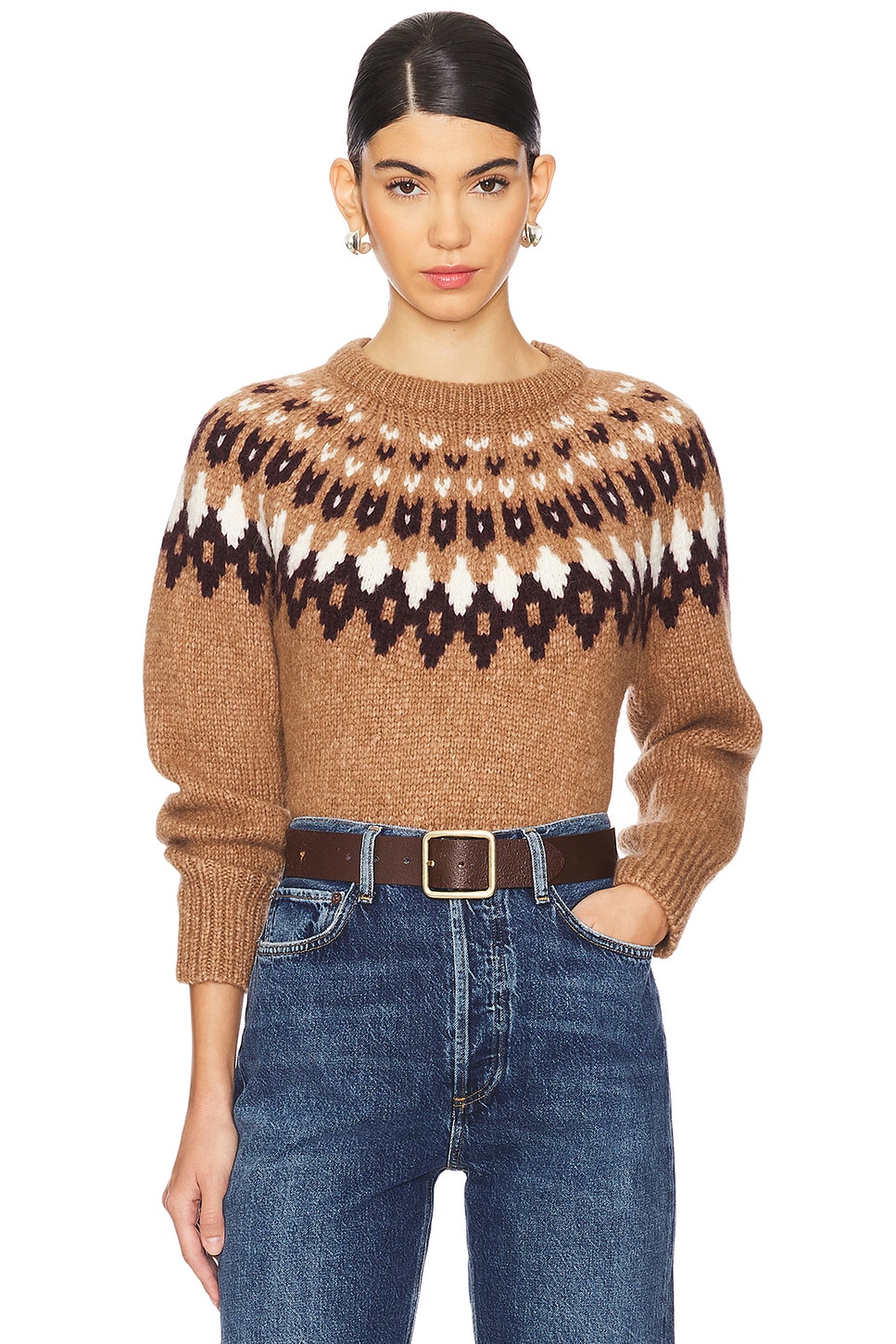 Veronica Beard Anne Fairisle Pullover