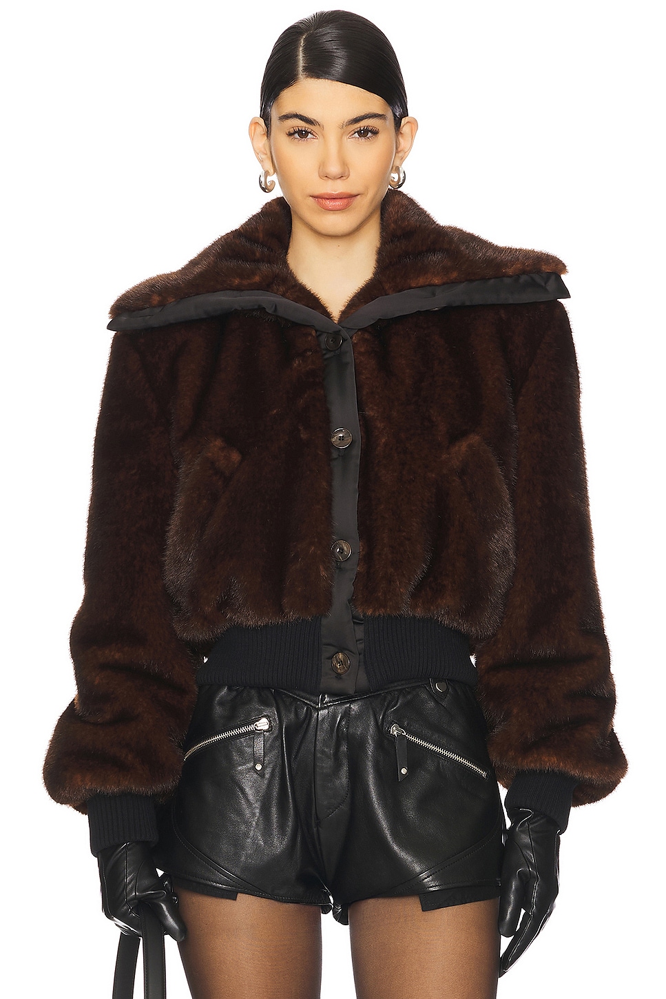 Vaillant Faux Fur Bomber Jacket