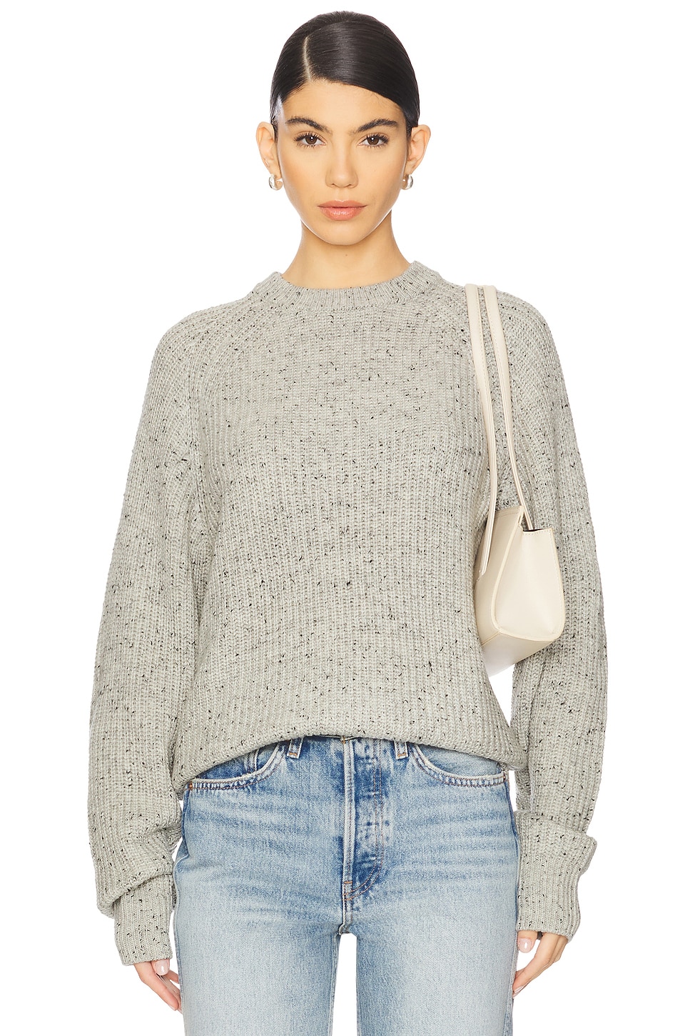 WAO Speckled Crewneck Sweater