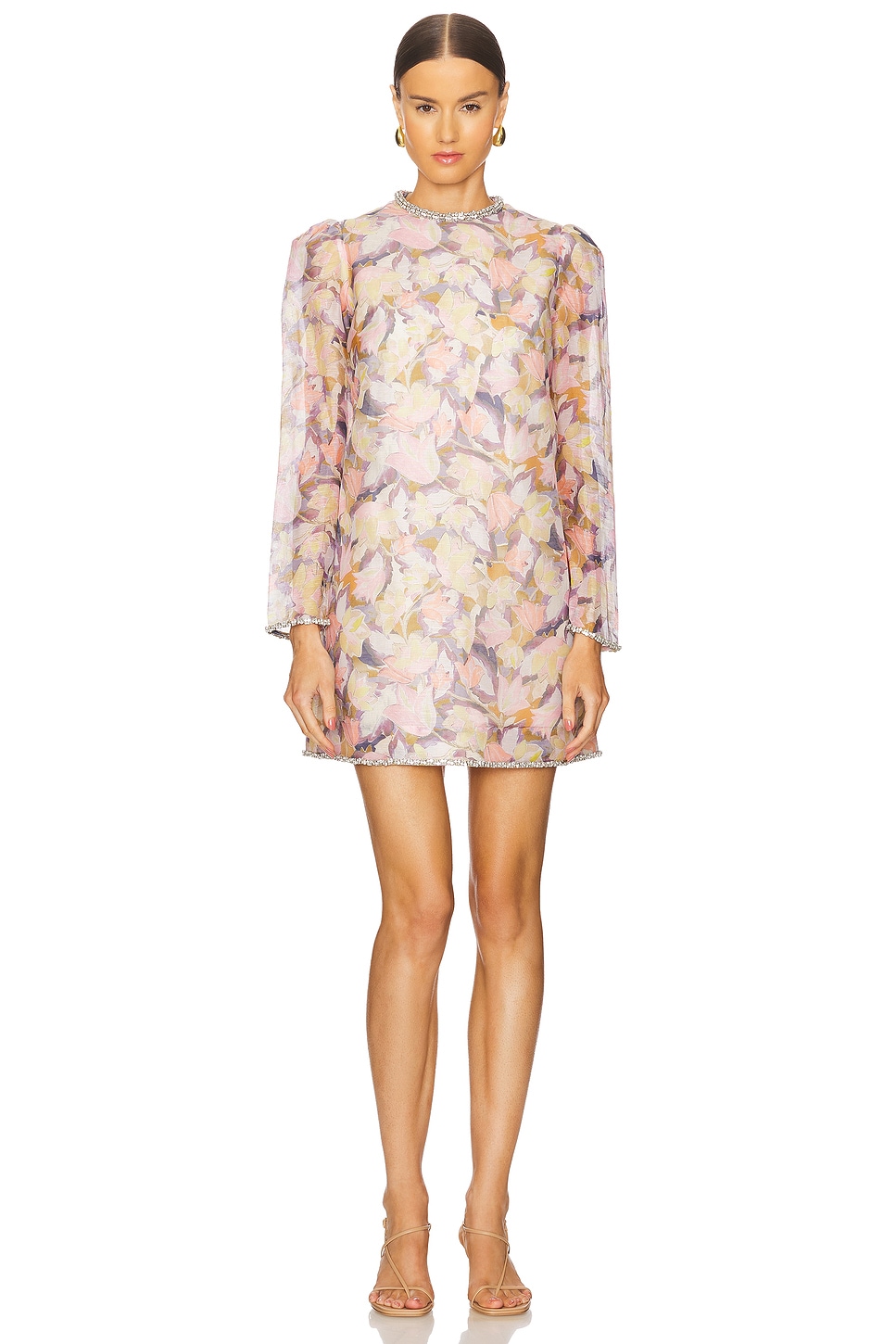 Zimmermann Illustration Diamante Mini Dress