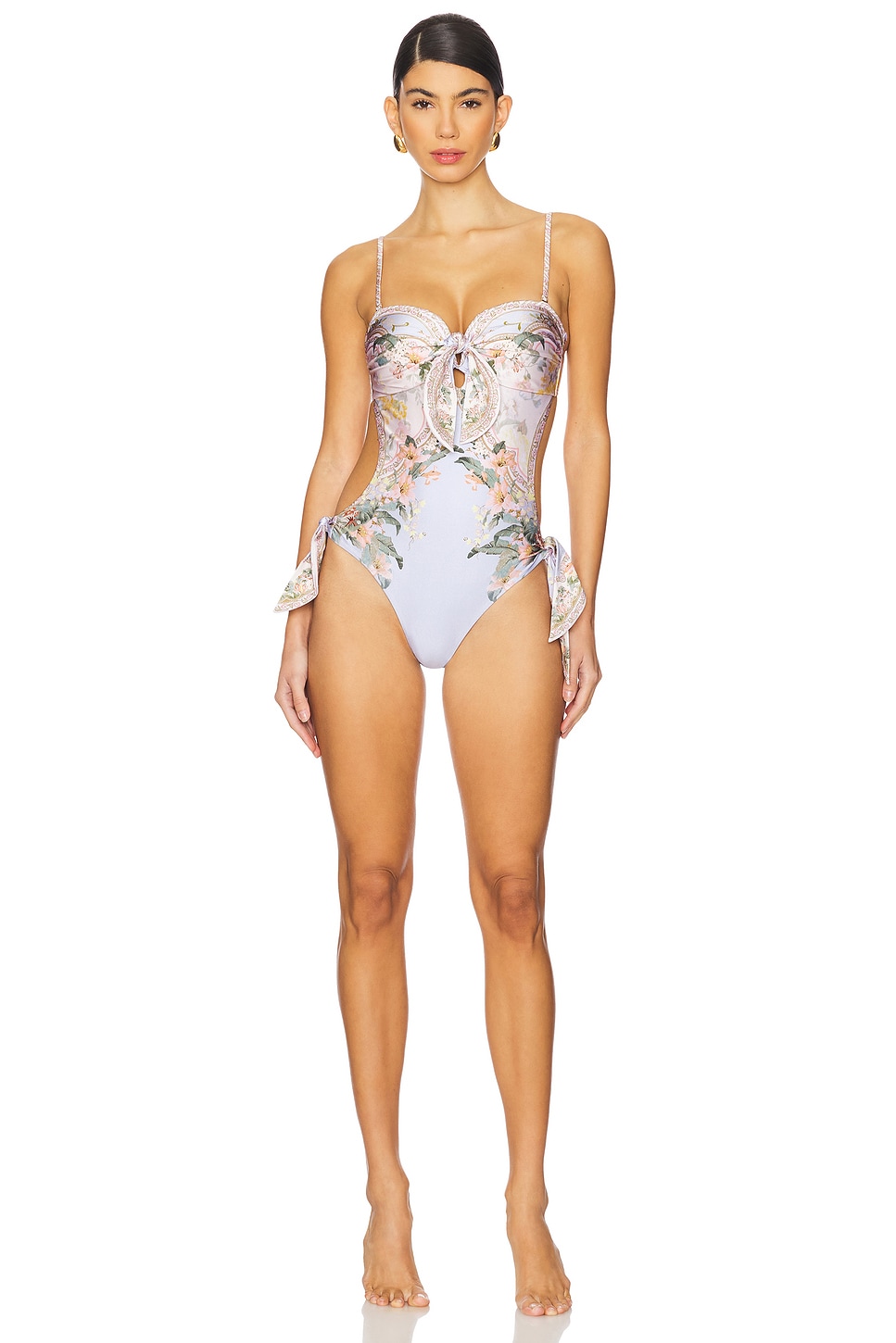 Zimmermann Wylie Scarf Tie One Piece