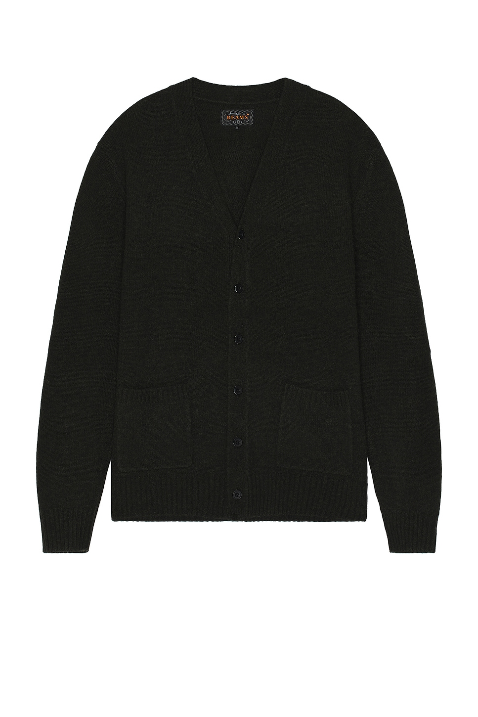 Beams Plus Elbow Patch Cardigan