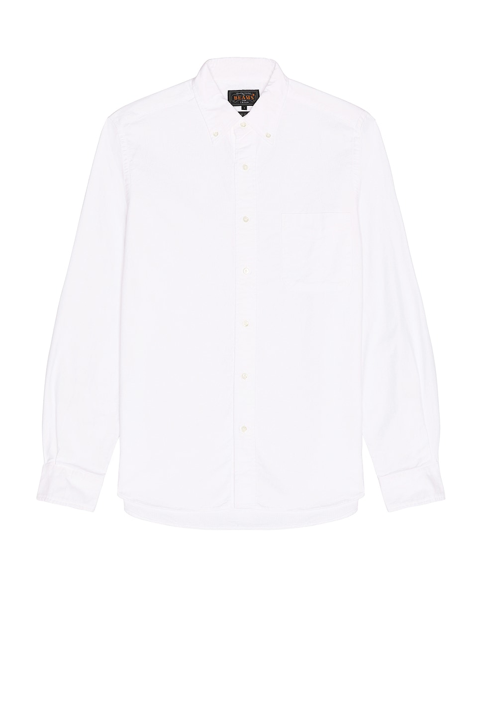 Beams Plus B.D Oxford in Whie