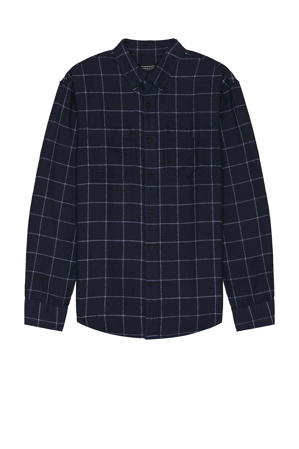 Club Monaco Plaid Utility Shirt