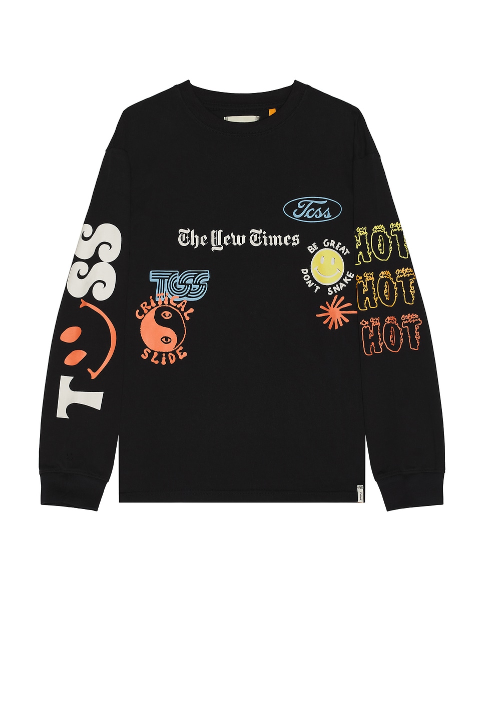 Critical Slide Mixed Up Long Sleeve Tee