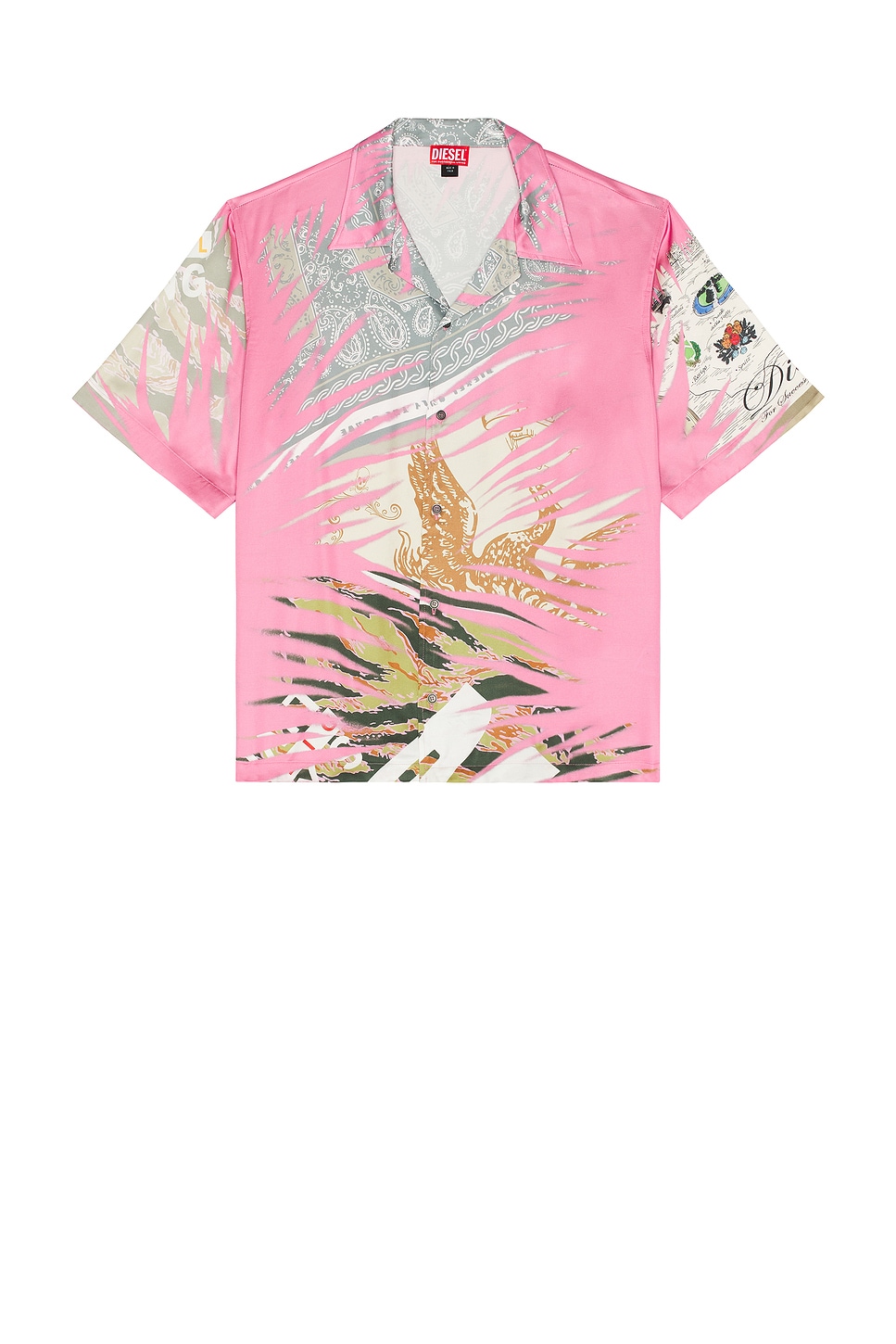 Diesel Printed Button Up Shirt