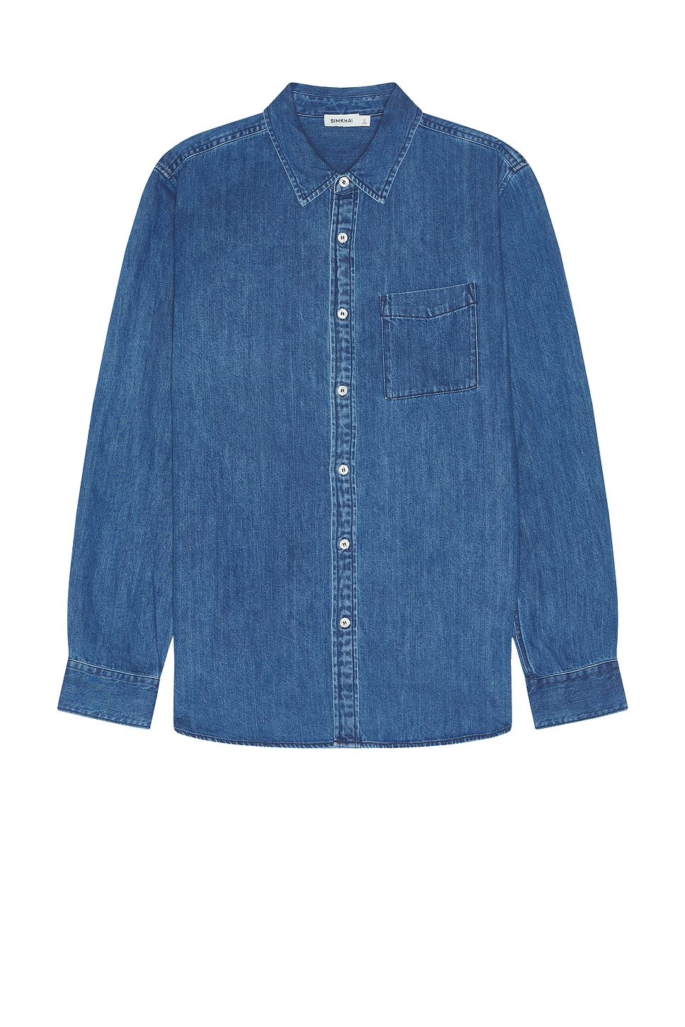 SIMKHAI Dwayne Chambray Shirt