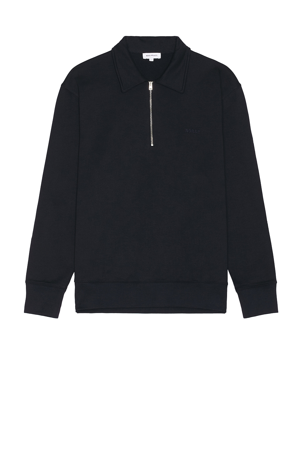 Norse Projects Ketel Relaxed Organic Norse Logo Half Zip