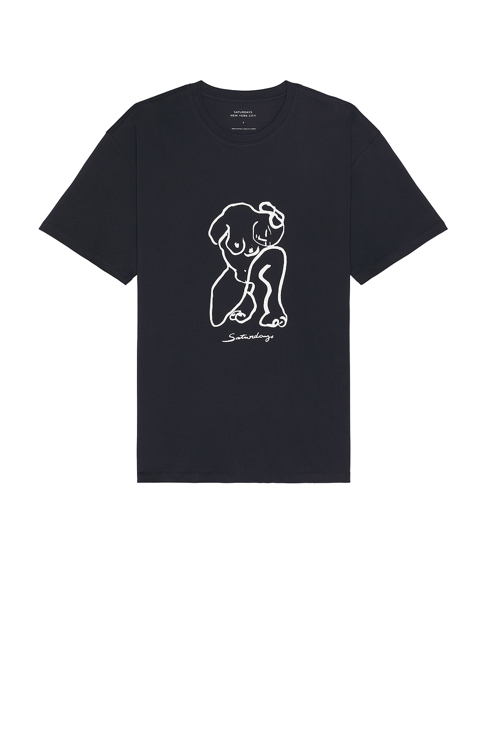 SATURDAYS NYC Philippine Relaxed Fit Short Sleeve Tee