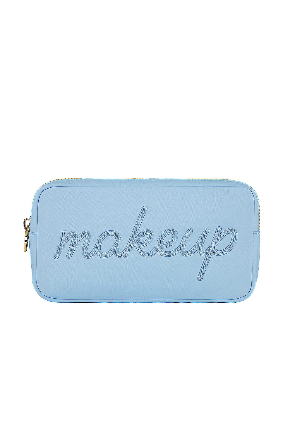 Stoney Clover Lane Periwinkle Makeup Embroidered Small Pouch