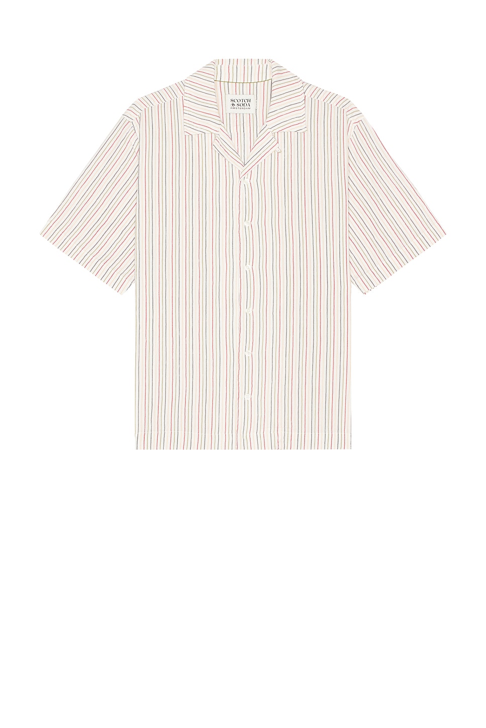 Scotch & Soda Relaxed Seersucker Stripe Shirt