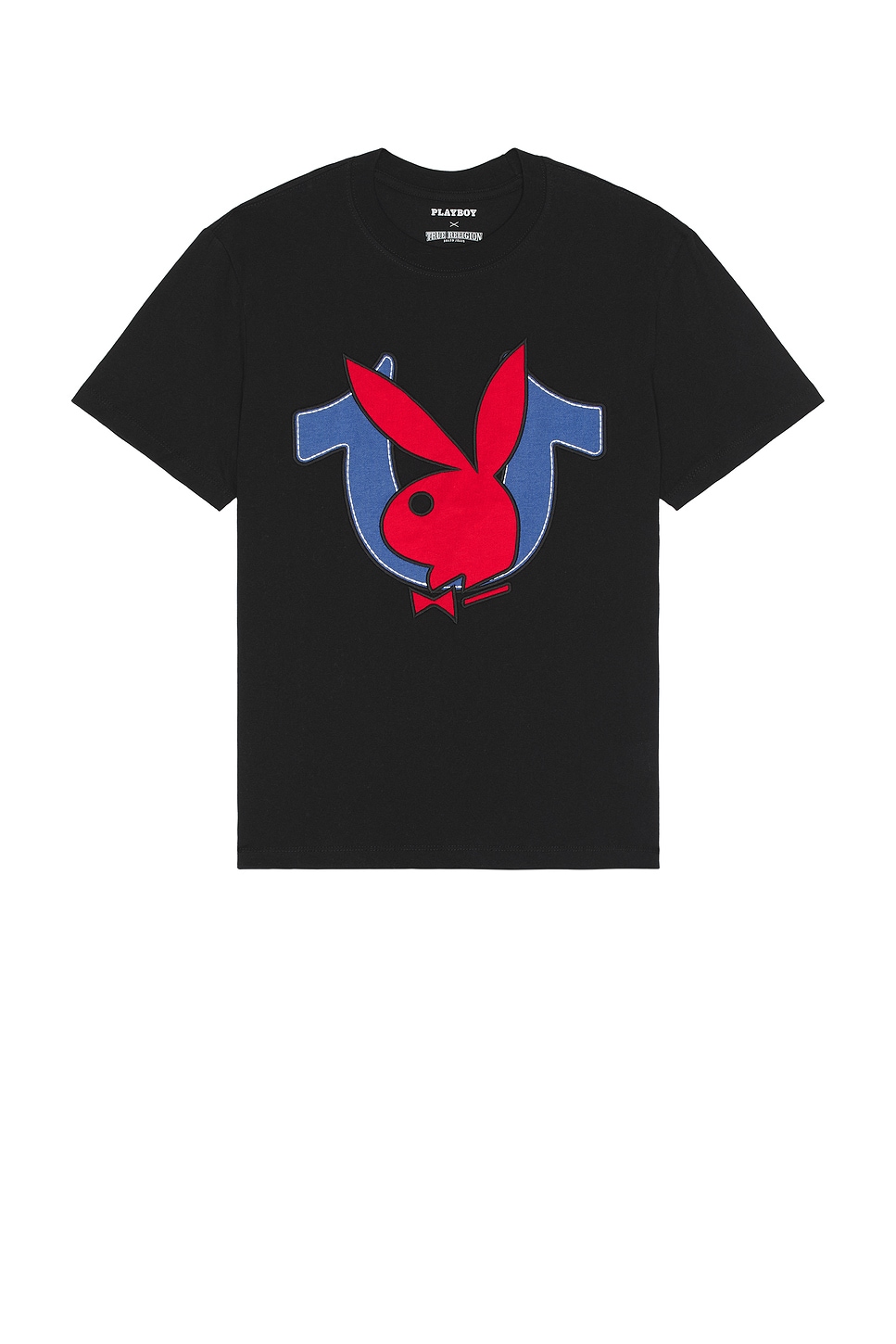 True Religion x Playboy Applique Bunny Tee